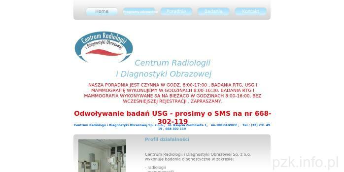 CENTRUM RADIOLOGII I DIAGNOSTYKI OBRAZOWEJ SP Z O O