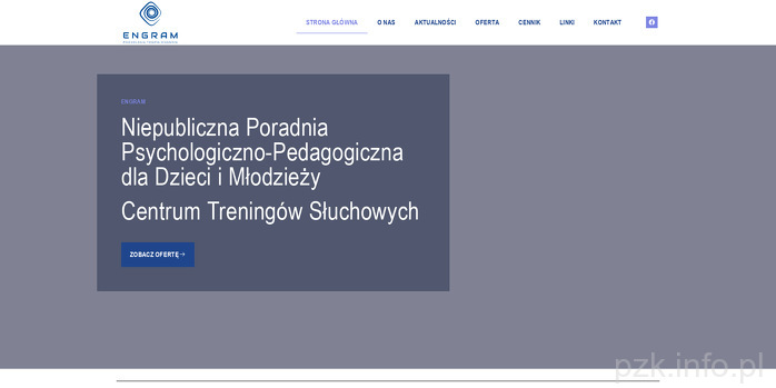 MARIA PORĘBSKA NIEPUBLICZNA PORADNIA PSYCHOLOGICZNO-PEDAGOGICZNA DLA DZIECI I MŁODZIEŻY